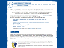 Tablet Screenshot of cameronthomasvoiceovers.com